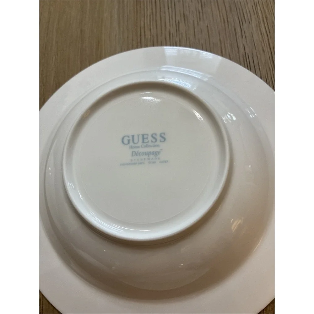 Guess Home Collection Decoupage Bowl Lot Of 5 9